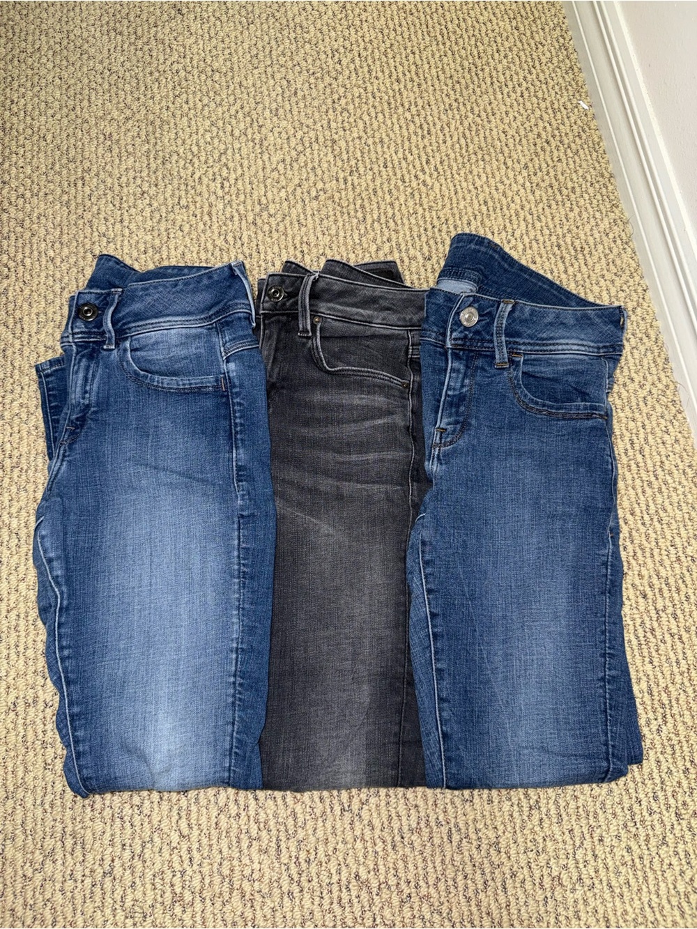 G-Star Skinny Jeans Trio in Blue and Black